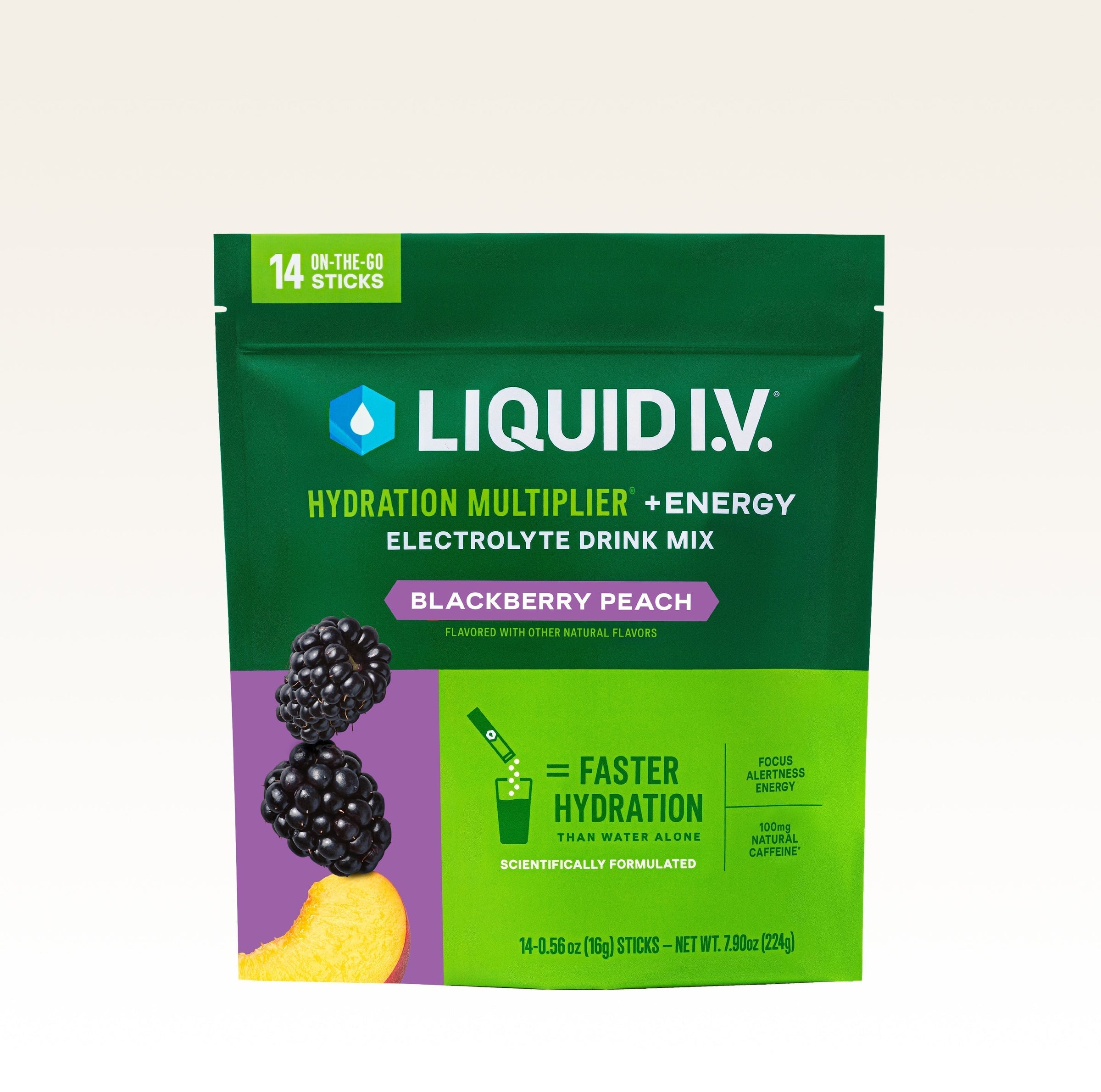 Blackberry Peach Hydration Multiplier +Energy - Active Flavor Pack