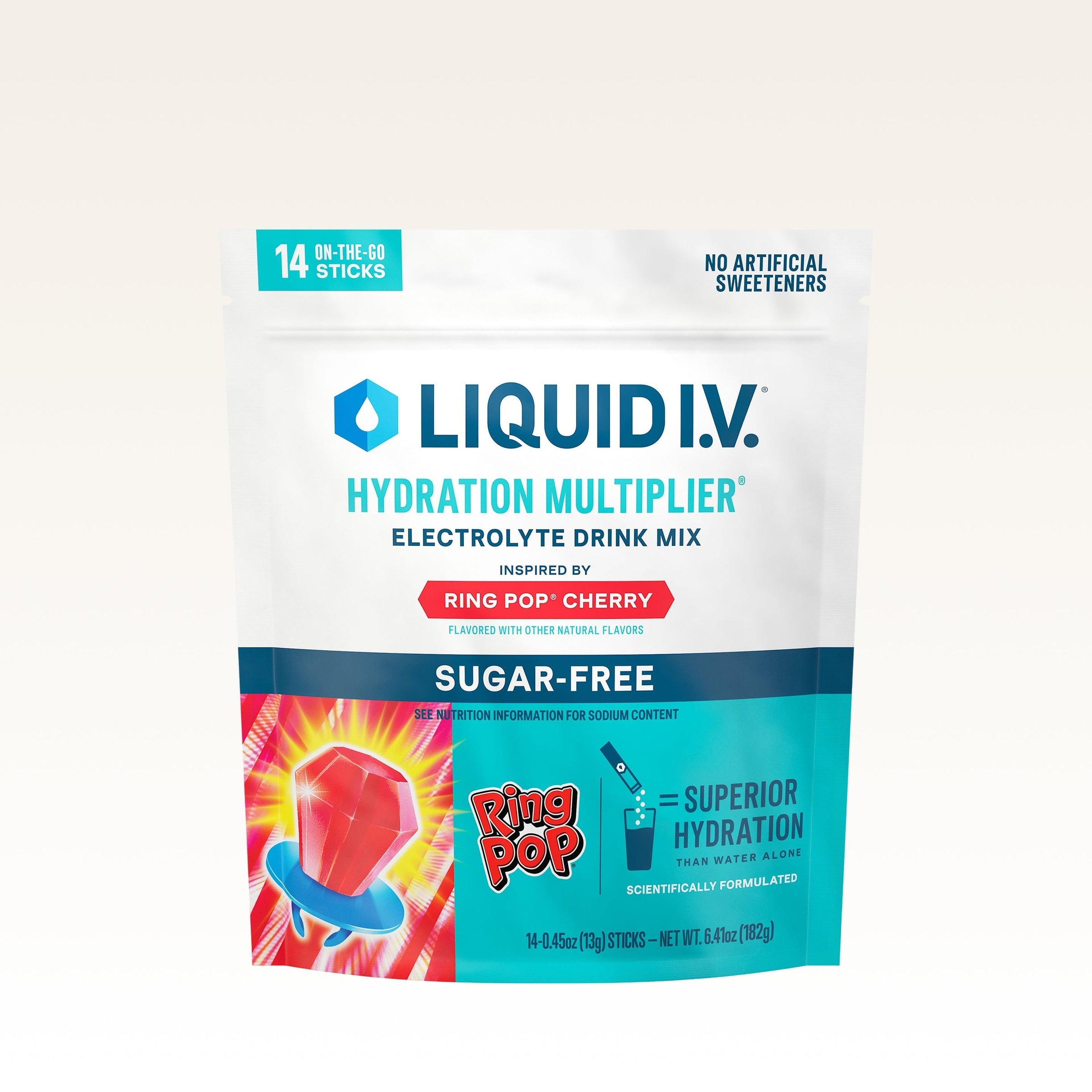 Ring Pop Cherry Hydration Multiplier Sugar-Free - Home Stock Pick