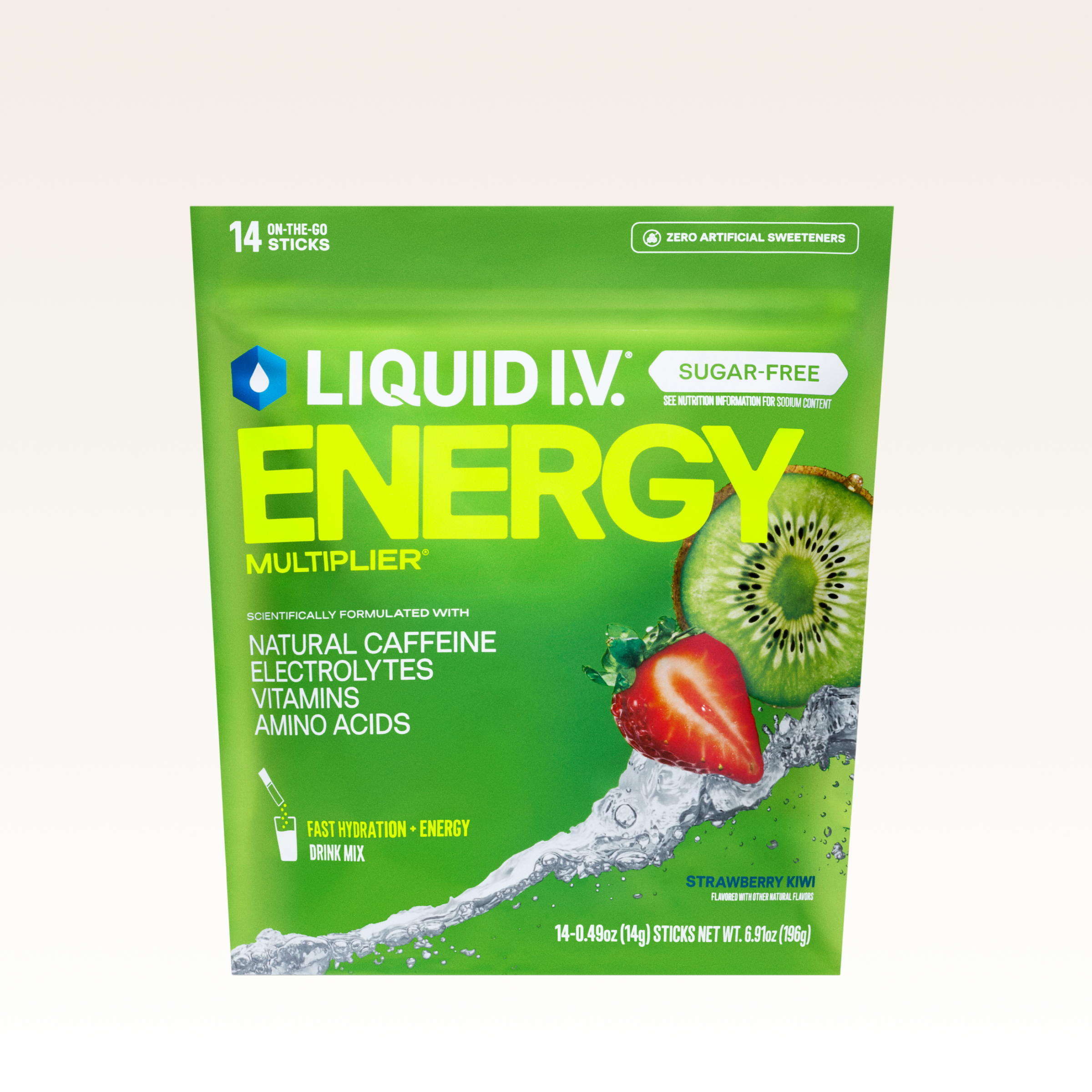 Strawberry Kiwi Sugar-Free Energy Multiplier - Travel Mix Pack